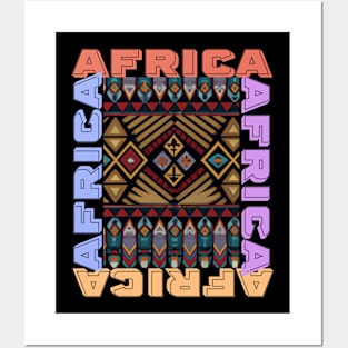 African t-shirt Posters and Art